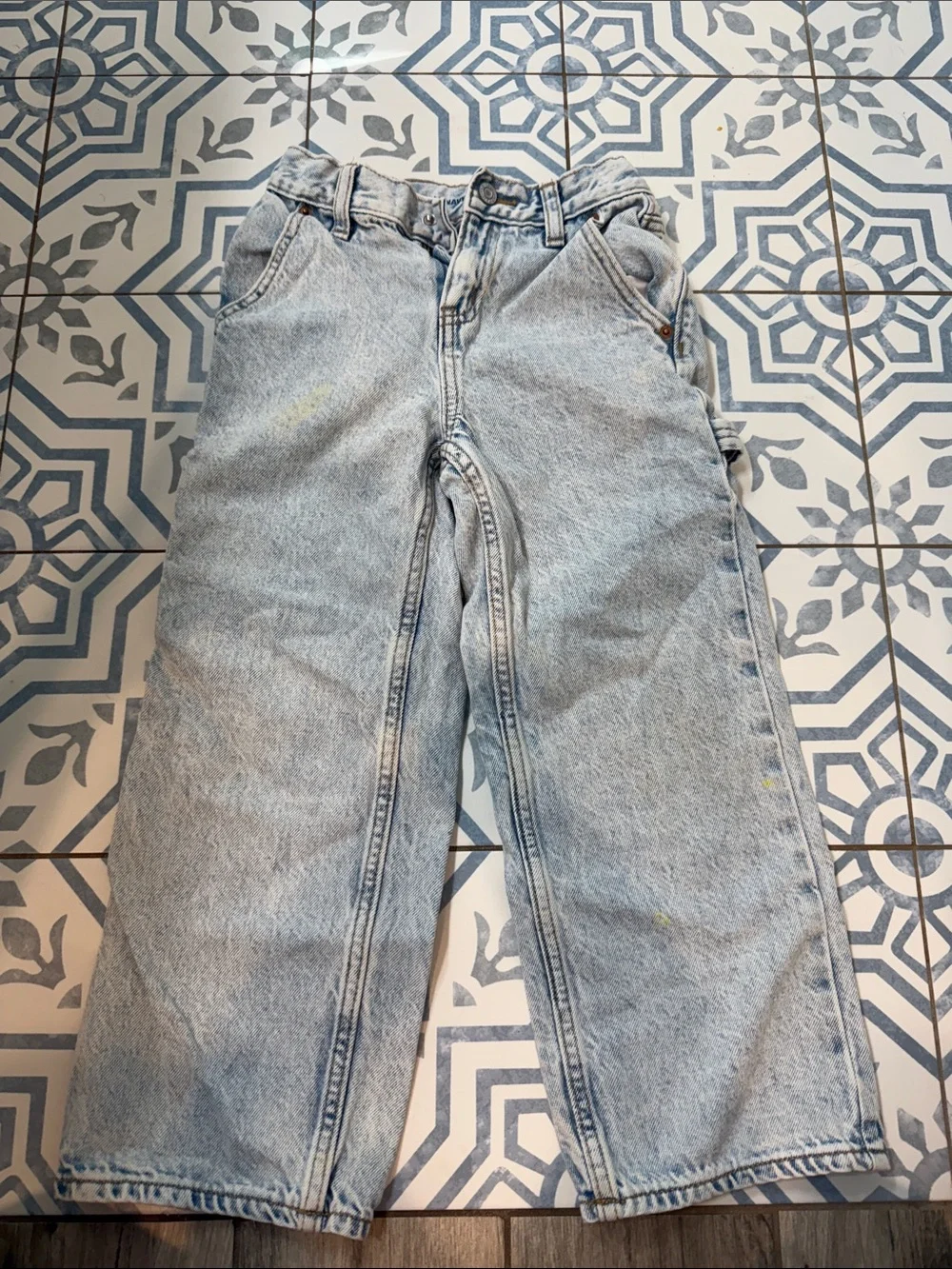Old Navy Light Blue Wide Leg Kids Jeans